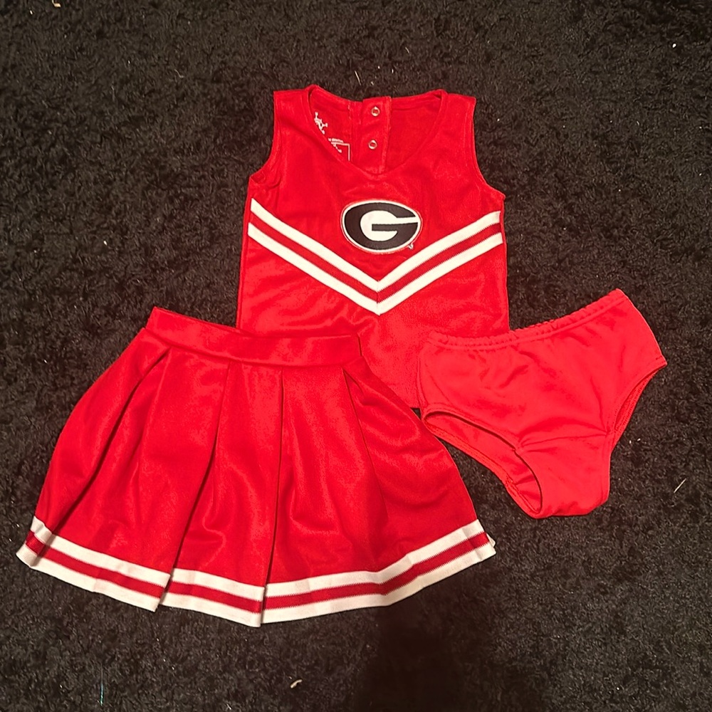 UGA girls Cheerleading Uniform